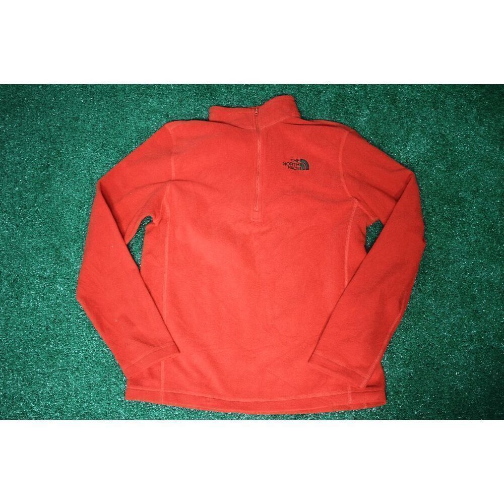 The North Face Full Zip Fleece Jacket - Red, Size M - Outdoor Warmth